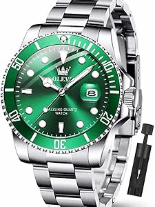 OLEVS Luxury Watches for Men  Stainless Quartz Watch